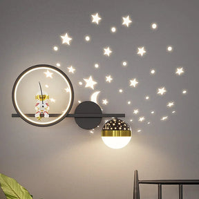 Applique Murale Enfant Design Amical - Lumière Douce et Apaisante pour le Sommeil