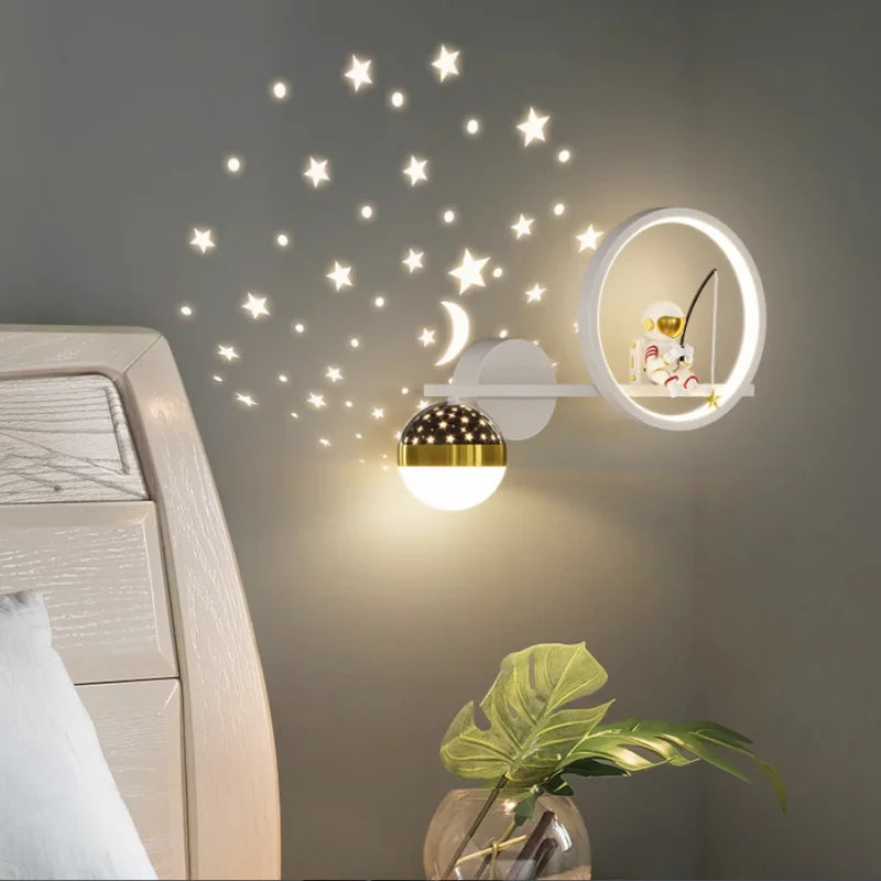 Applique Murale Enfant Design Amical - Lumière Douce et Apaisante pour le Sommeil