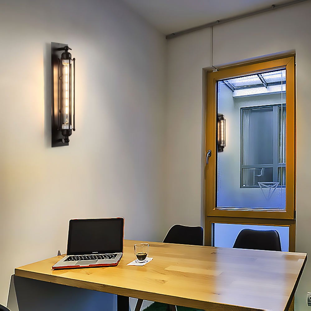 Applique Murale Industrielle en Aluminium - Éclairage Durable et Élégant pour Intérieur