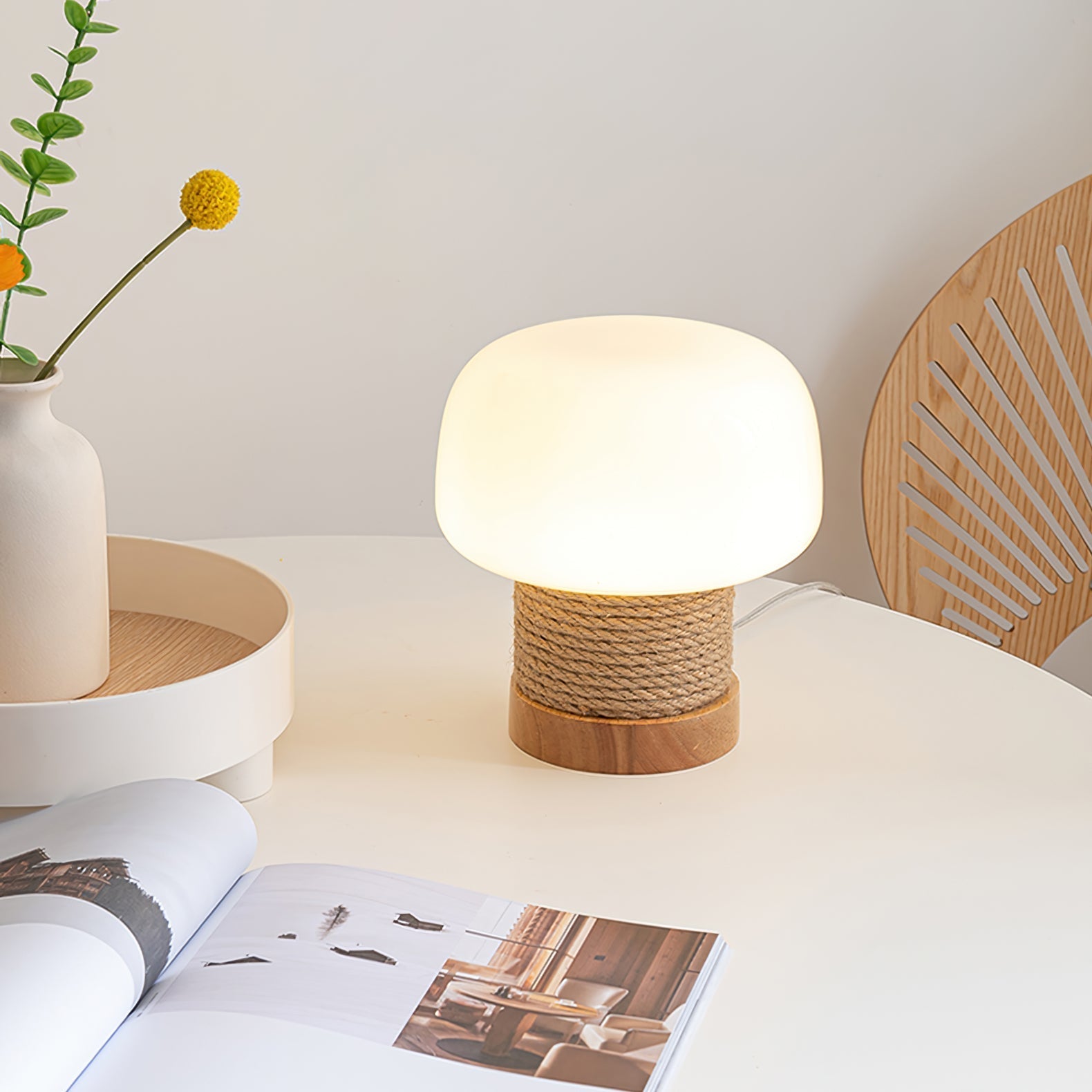 Lampe de Table Moderne en Verre - Élégance et Style Contemporain
