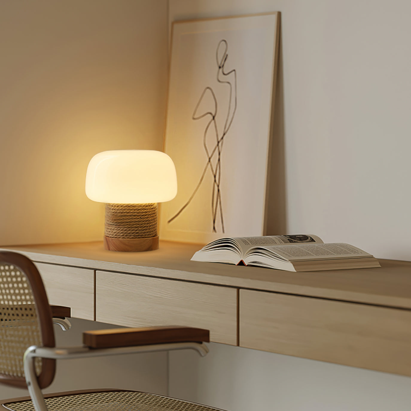Lampe de Table Moderne en Verre - Élégance et Style Contemporain