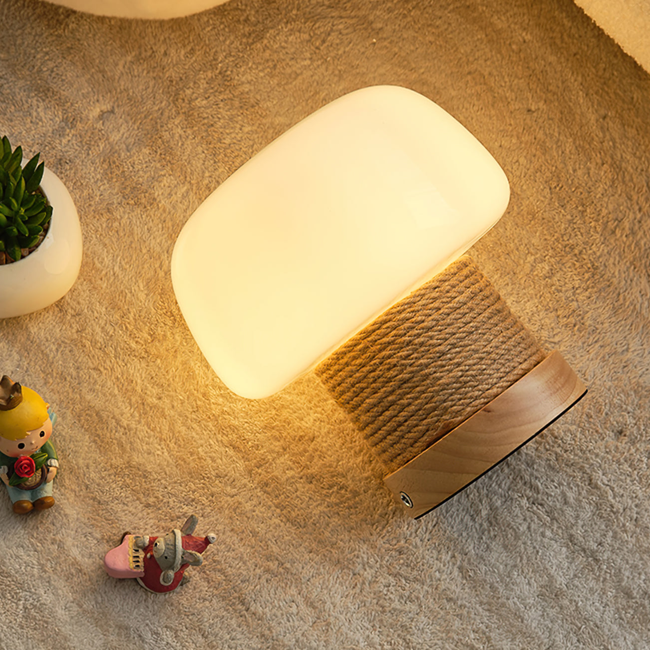 Lampe de Table Moderne en Verre - Élégance et Style Contemporain