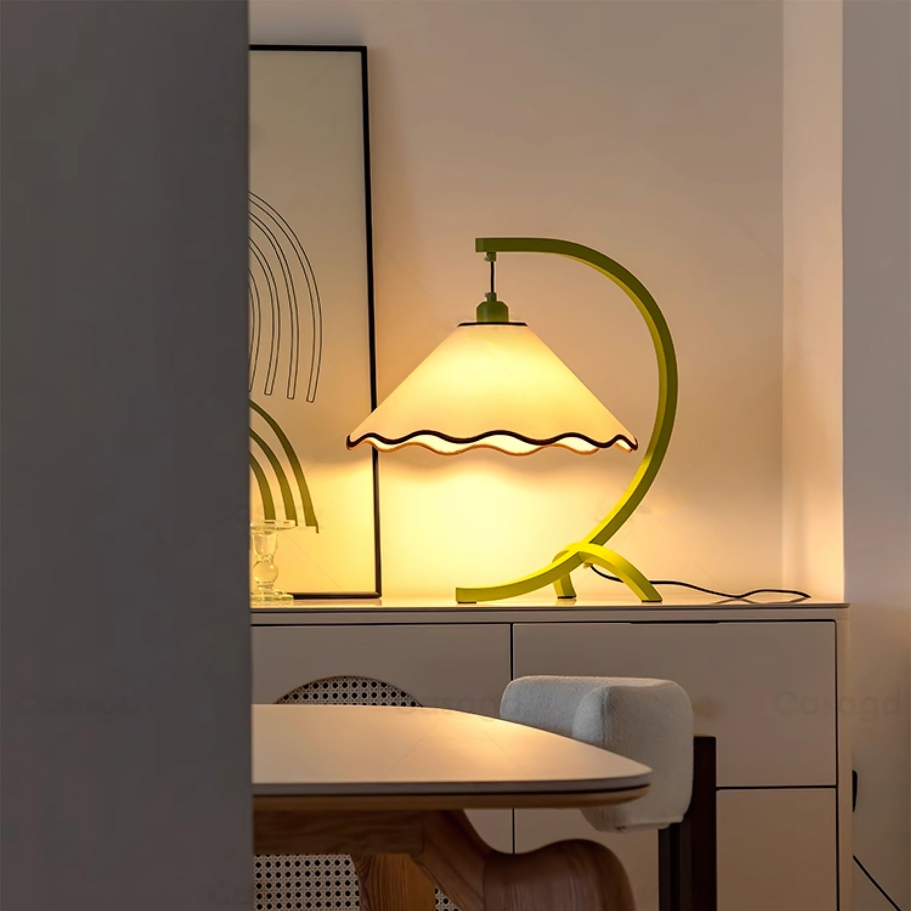 Lampe de Bureau Rétro - Éclairage Doux et Accueillant