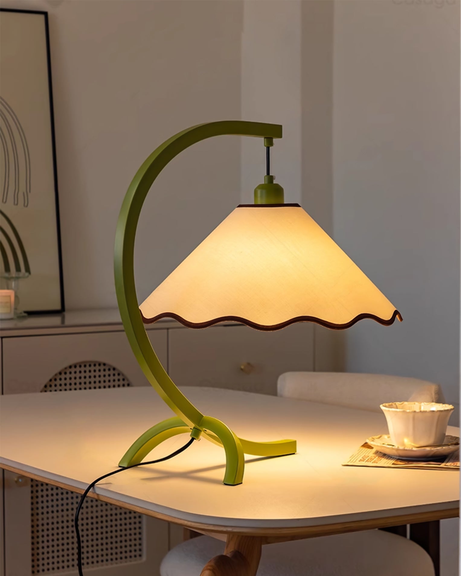 Lampe de Bureau Rétro - Éclairage Doux et Accueillant