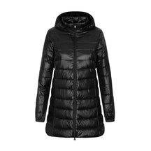 Veste d'Hiver en Duvet pour Femmes - Capuche et Poches Pratiques