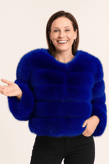 Veste en Fausse Fourrure Courte - Douceur et Glamour pour Hiver