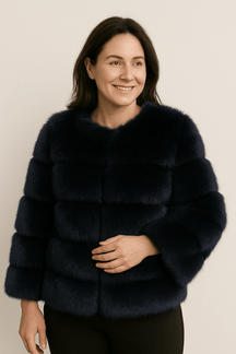Veste en Fausse Fourrure Courte - Douceur et Glamour pour Hiver