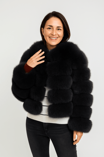 Veste en Fausse Fourrure Courte - Douceur et Glamour pour Hiver