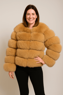 Veste en Fausse Fourrure Courte - Douceur et Glamour pour Hiver