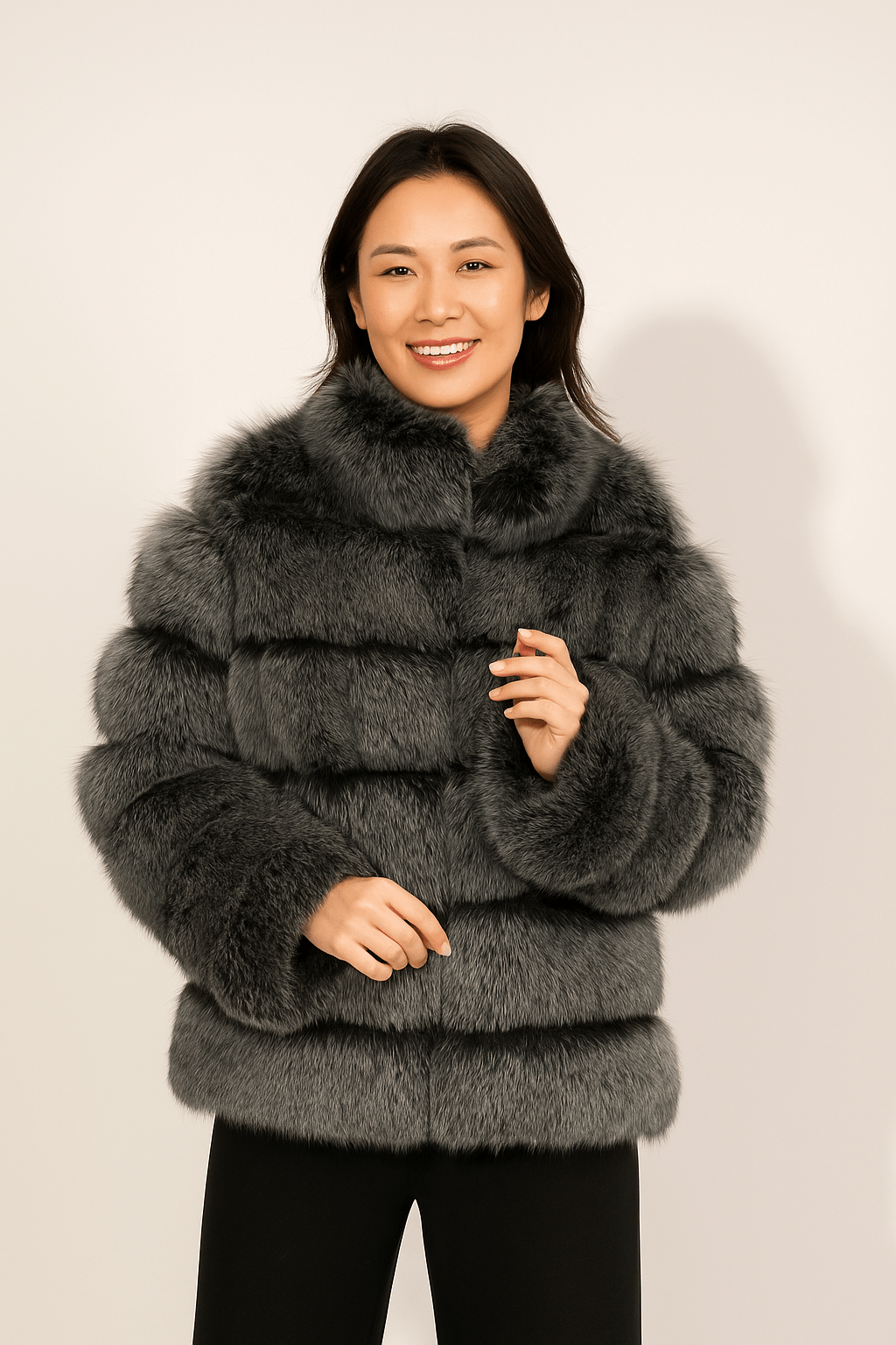 Veste en Fausse Fourrure Courte - Douceur et Glamour pour Hiver