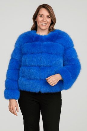 Veste en Fausse Fourrure Courte - Douceur et Glamour pour Hiver