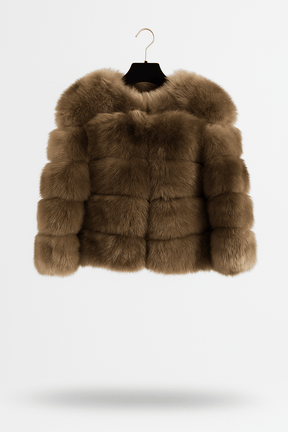 Veste en Fausse Fourrure Courte - Douceur et Glamour pour Hiver