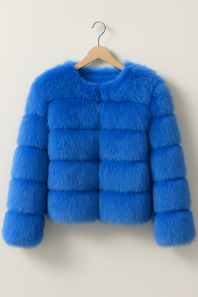 Veste en Fausse Fourrure Courte - Douceur et Glamour pour Hiver