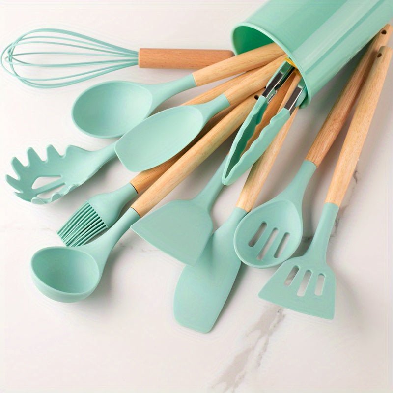 Ustensiles de Cuisine en Silicone - Résistants à la Chaleur et Antiadhésifs