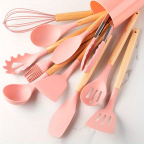 Ustensiles de Cuisine en Silicone - Résistants à la Chaleur et Antiadhésifs