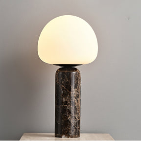 Lampe de Bureau en Marbre et Verre - Élégance Intemporelle pour Votre Intérieur