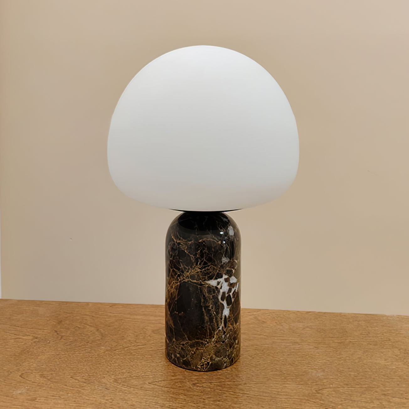 Lampe de Bureau en Marbre et Verre - Élégance Intemporelle pour Votre Intérieur