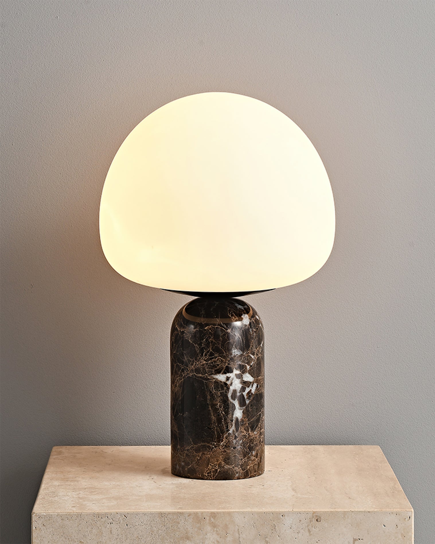 Lampe de Bureau en Marbre et Verre - Élégance Intemporelle pour Votre Intérieur