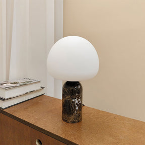 Lampe de Bureau en Marbre et Verre - Élégance Intemporelle pour Votre Intérieur