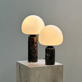 Lampe de Bureau en Marbre et Verre - Élégance Intemporelle pour Votre Intérieur