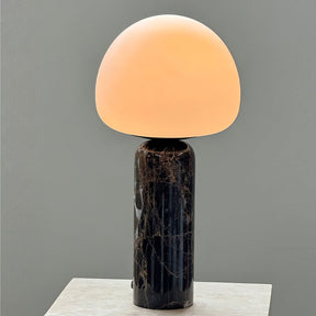 Lampe de Bureau en Marbre et Verre - Élégance Intemporelle pour Votre Intérieur