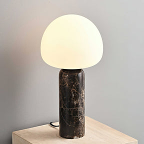 Lampe de Bureau en Marbre et Verre - Élégance Intemporelle pour Votre Intérieur