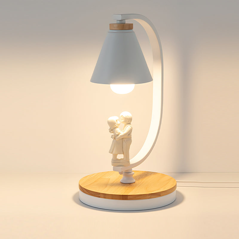 Lampe de Bureau Moderne - Design Élégant avec Figurine d'Oiseau