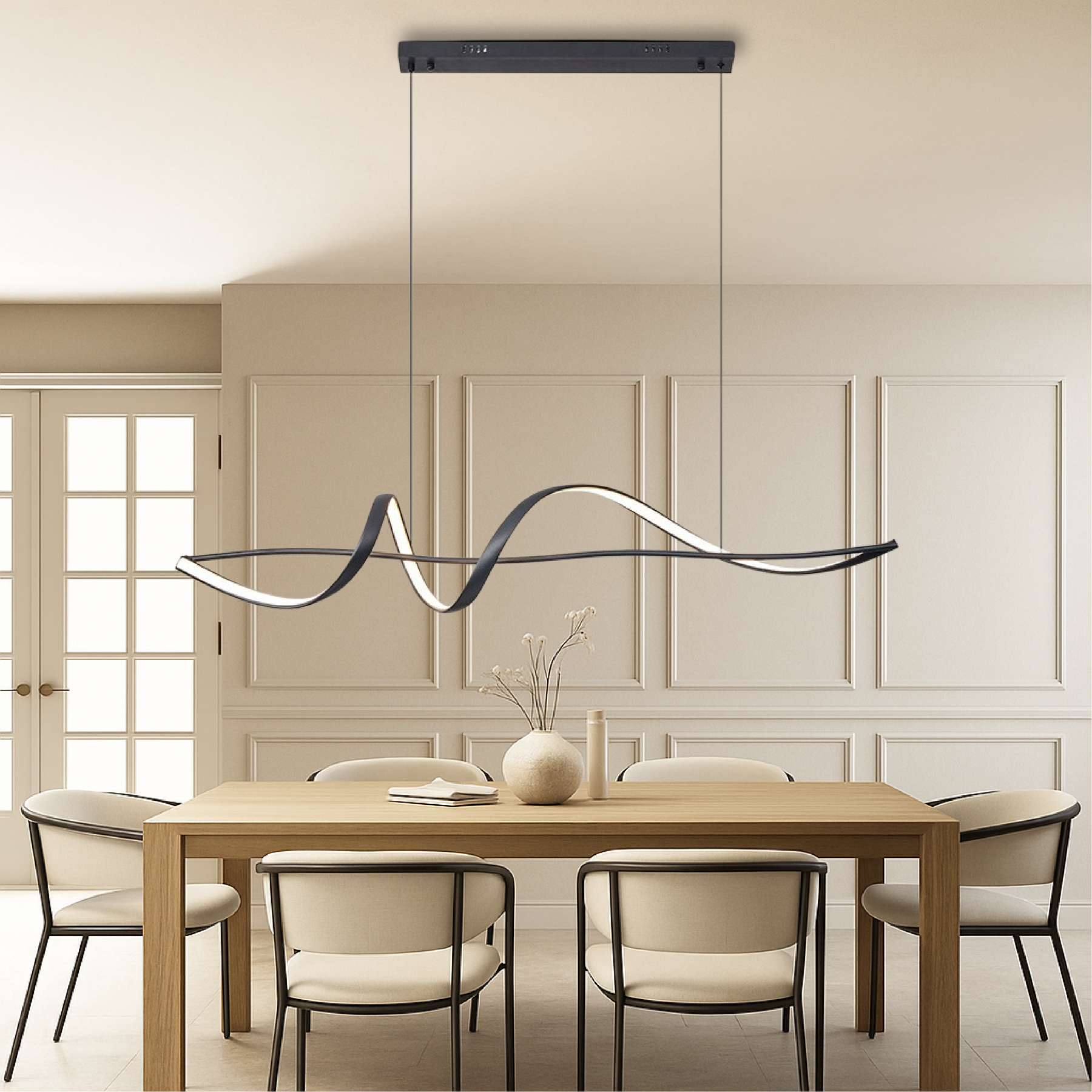 Lampe Pendante Moderne Aurore - Éclairage Ambiant et Design Élégant
