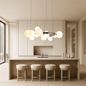 Lustre Scandinave pour Salle à Manger - Design Minimaliste et Ambiance Chaleureuse