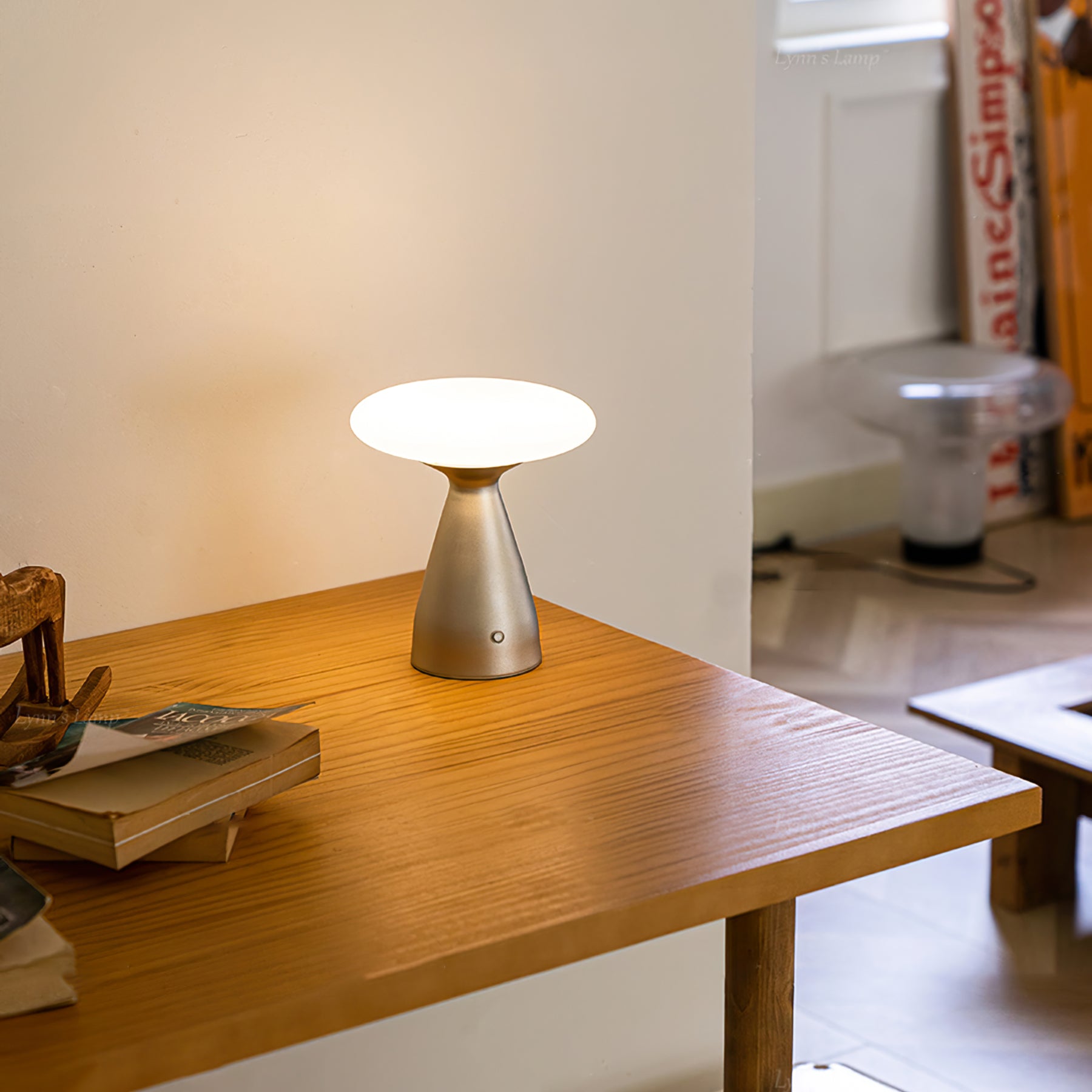Lampe de Bureau Moderne en Verre - Éclairage Douillet et Élégant