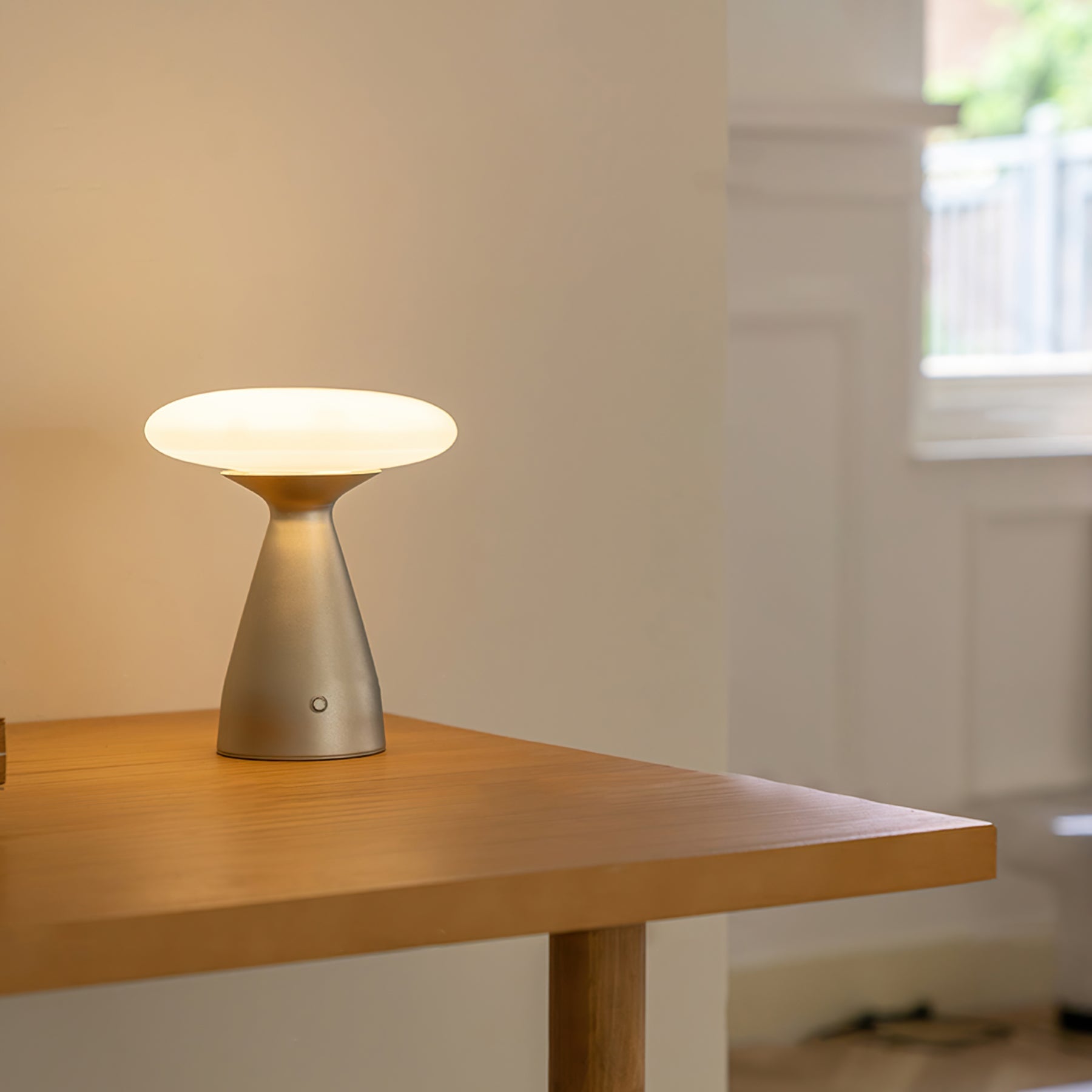 Lampe de Bureau Moderne en Verre - Éclairage Douillet et Élégant