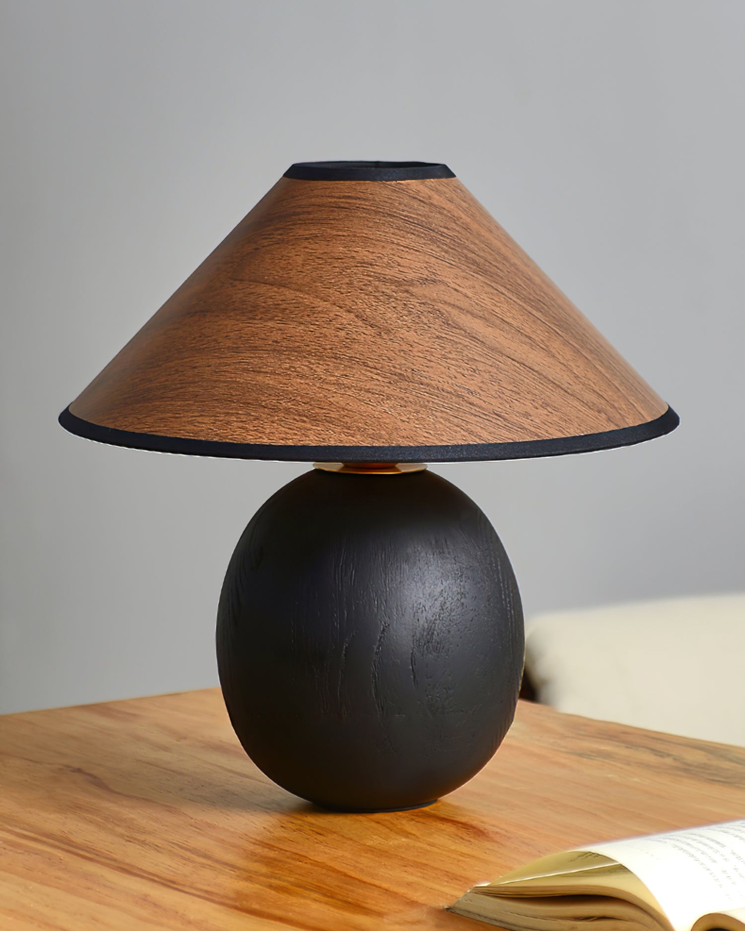 Lampe de Table en Bois - Élégance Naturelle et Ambiance Chaleureuse
