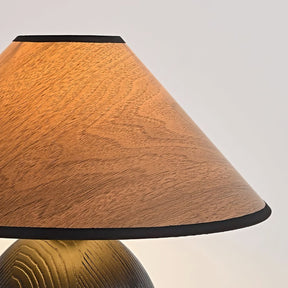 Lampe de Table en Bois - Élégance Naturelle et Ambiance Chaleureuse