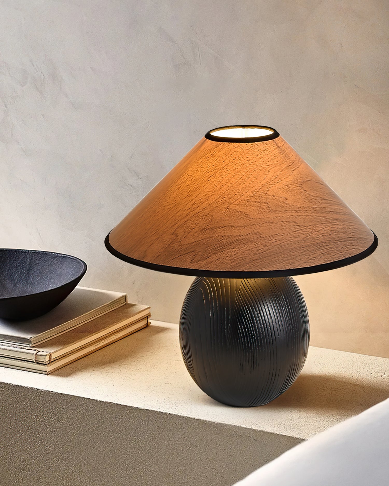 Lampe de Table en Bois - Élégance Naturelle et Ambiance Chaleureuse