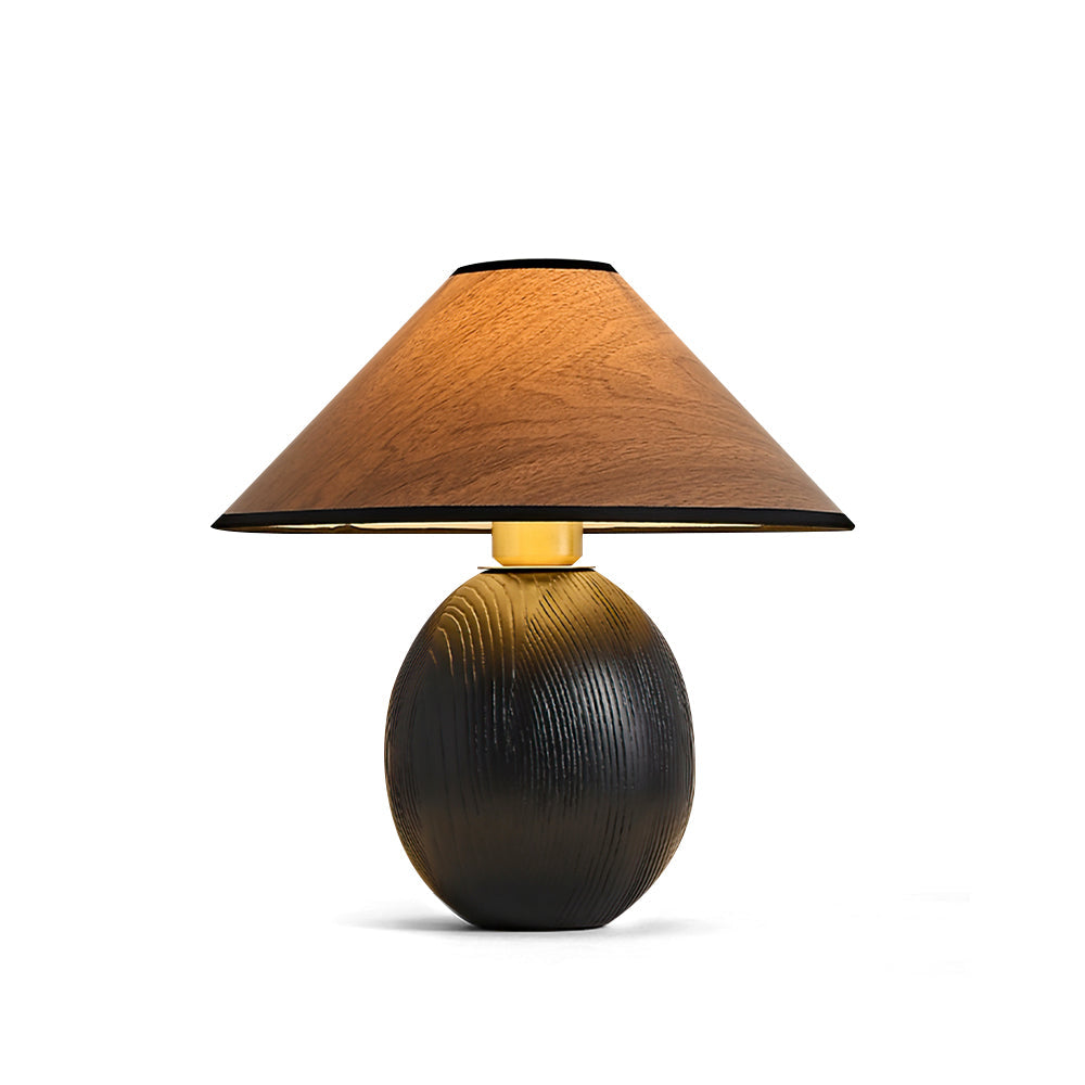 Lampe de Table en Bois - Élégance Naturelle et Ambiance Chaleureuse