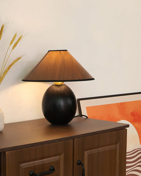 Lampe de Table en Bois - Élégance Naturelle et Ambiance Chaleureuse