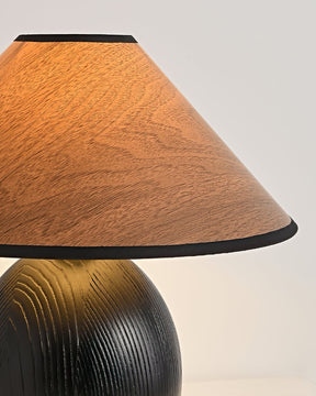 Lampe de Table en Bois - Élégance Naturelle et Ambiance Chaleureuse