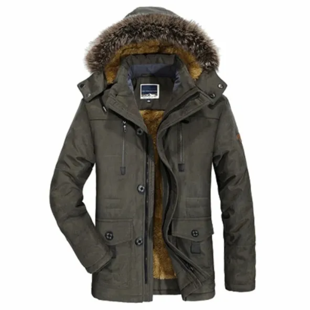 Parka d'Hiver pour Homme - Doublure Thermique et Capuche Protectrice