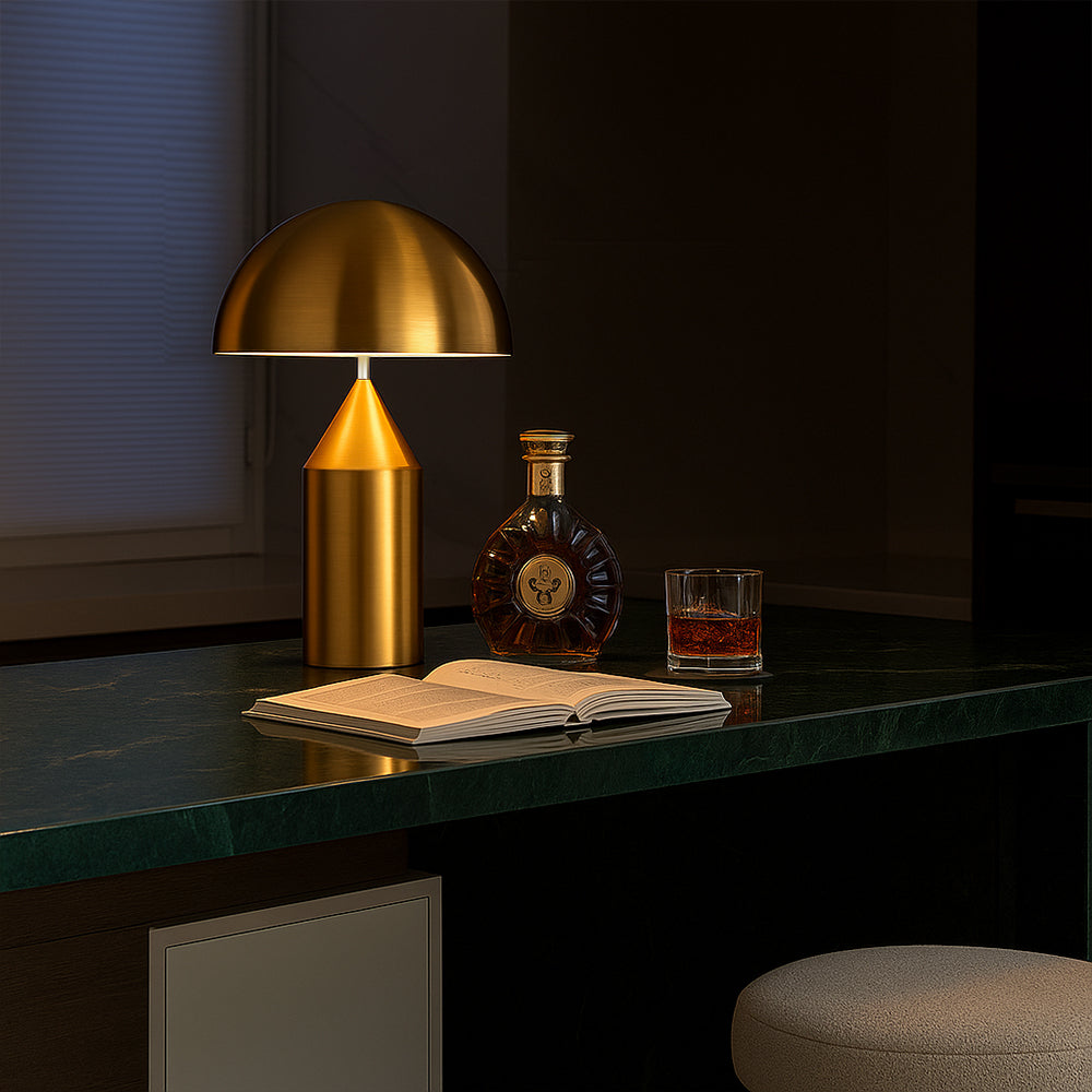 Lampe de Table Minimaliste - Élégance Contemporaine et Atmosphère Chaleureuse
