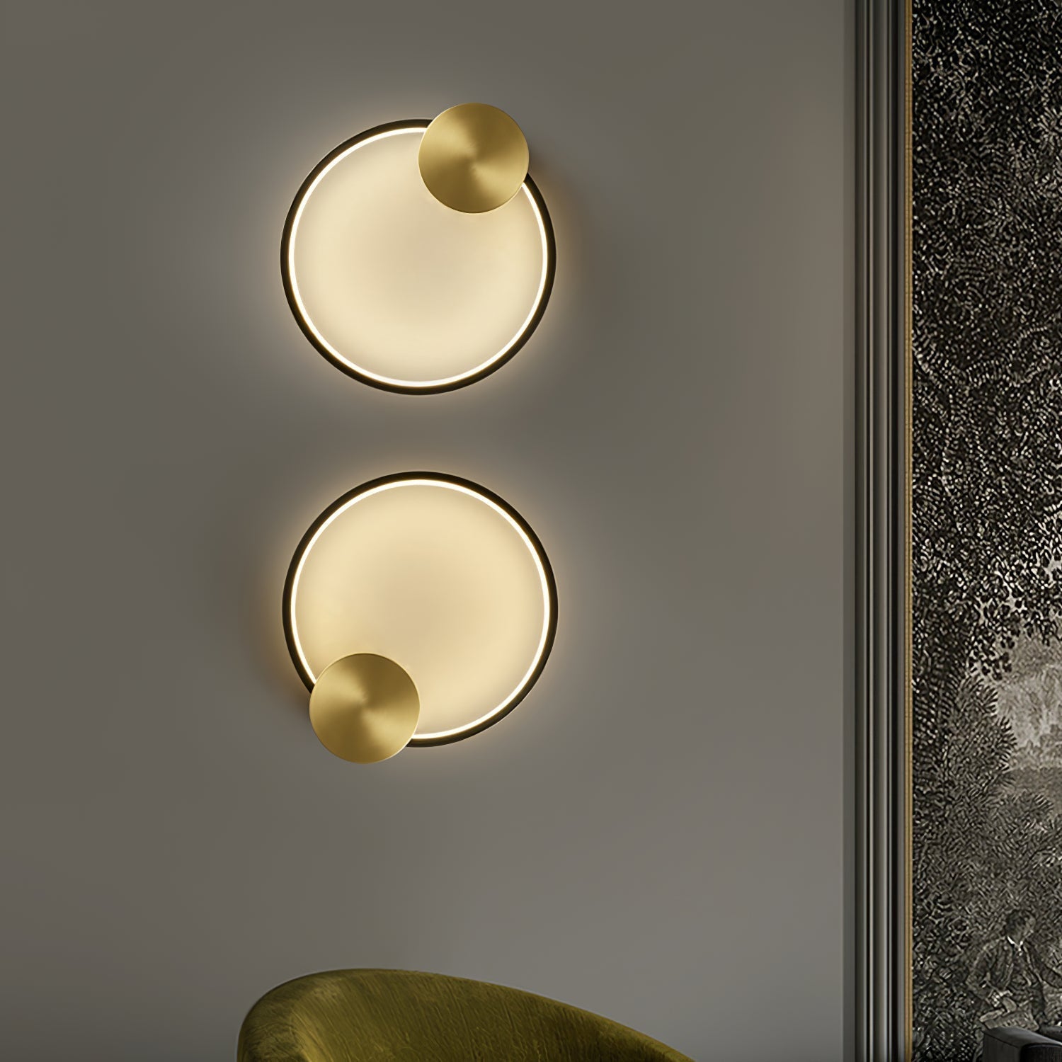 Applique Murale Géométrique Moderne - Design Élégant et Durable pour Intérieur
