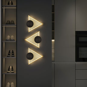 Applique Murale Géométrique Moderne - Design Élégant et Durable pour Intérieur