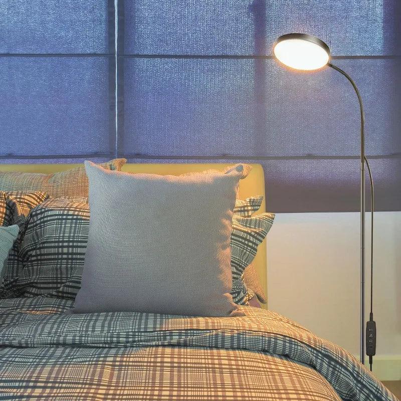 Lampe de Sol LED Moderne - Protection des Yeux et Col Flexible