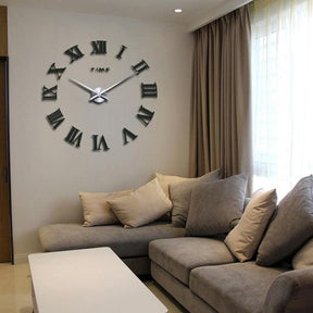 Horloge Murale Géométrique Moderne - Décoration Élégante pour Salon