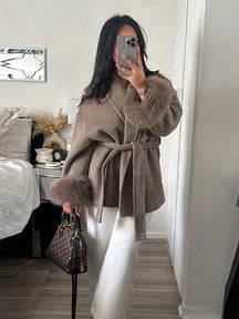 Manteau d'Hiver Élégant pour Femmes - Chic et Confortable en Plusieurs Tailles