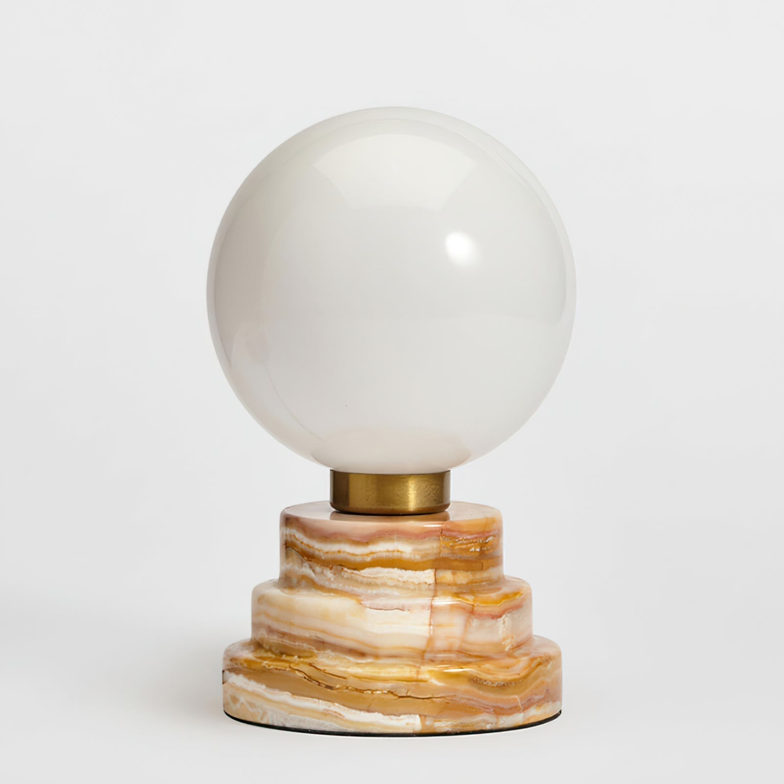 Lampe de Table en Marbre et Verre - Design Élégant et Intemporel