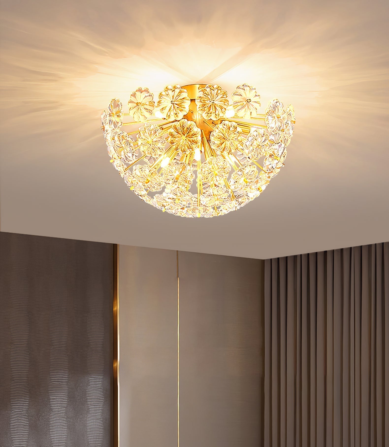 Plafonnier LED Design Moderne - Finition Élégante et Ambiance Chaleureuse