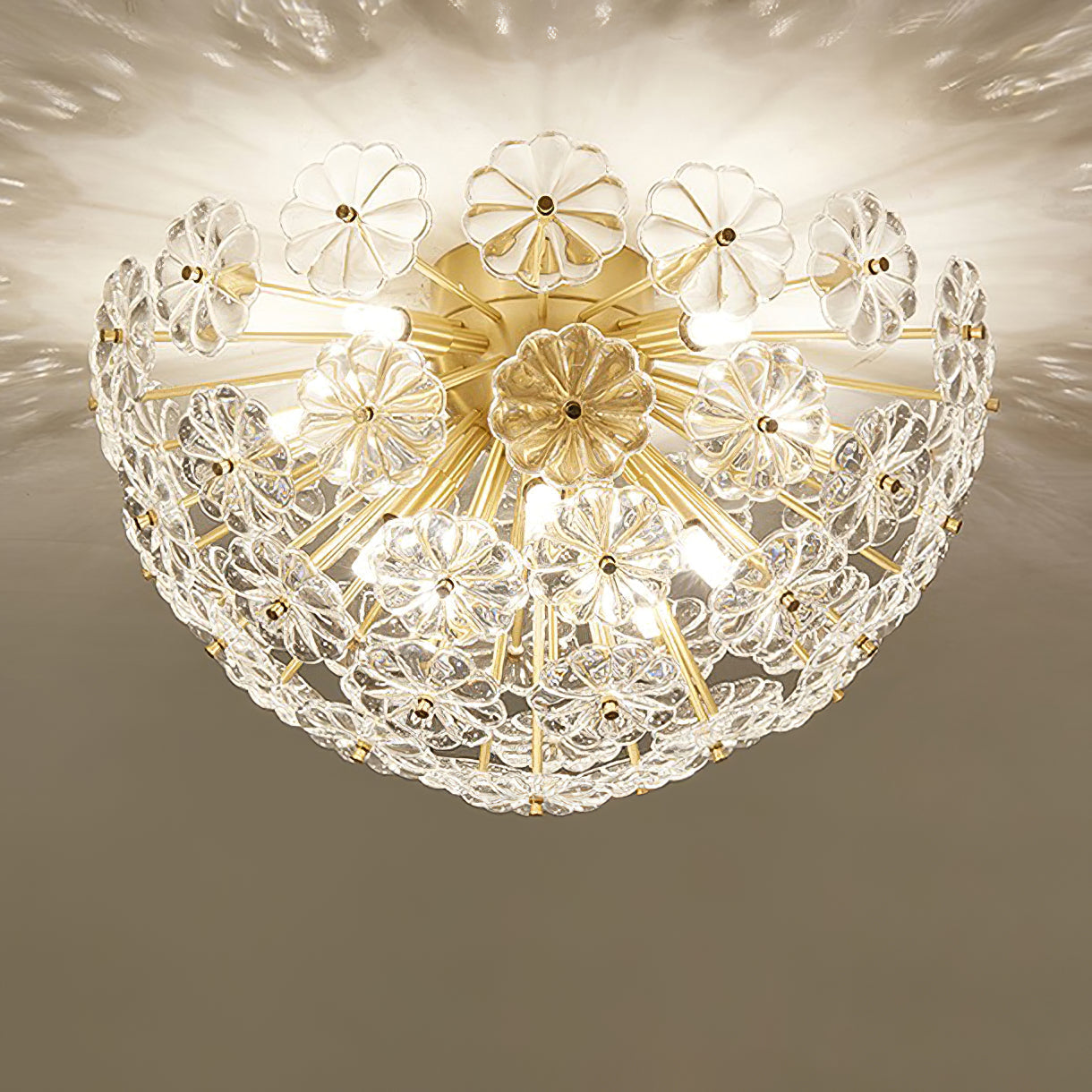 Plafonnier LED Design Moderne - Finition Élégante et Ambiance Chaleureuse