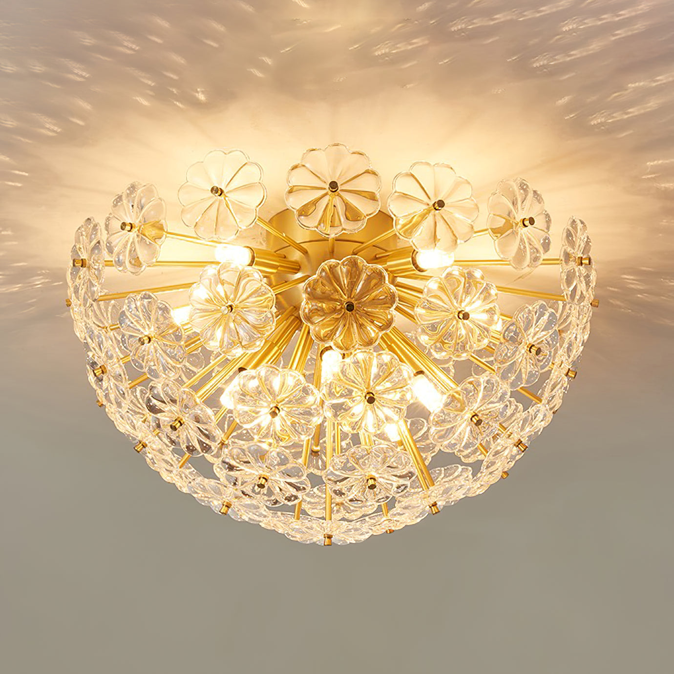 Plafonnier LED Design Moderne - Finition Élégante et Ambiance Chaleureuse