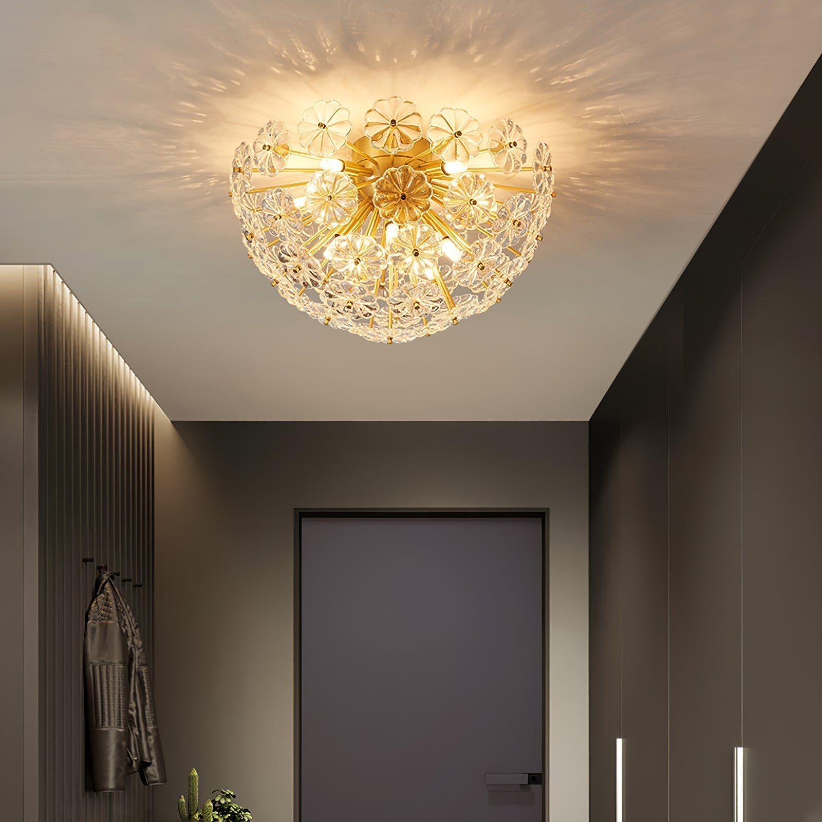 Plafonnier LED Design Moderne - Finition Élégante et Ambiance Chaleureuse