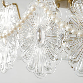 Lampe de Plafond en Verre Transparent - Élégance et Lumière Douce dans Votre Espace